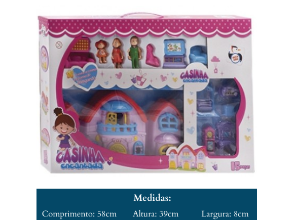 CASINHA MASTER SWEETY HOME GRANDE COM SOM E LUZ