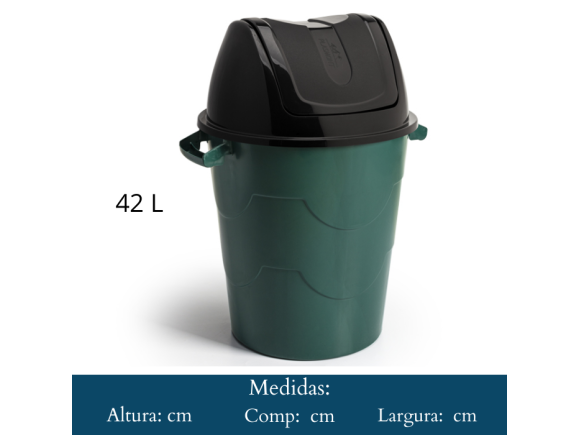 LIXEIRA   BASCULANTE   42  LITROS  0264