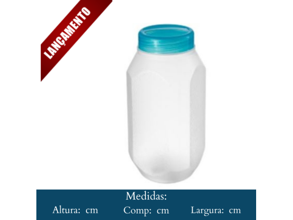 POTE MULTI USO GRANDE 3,0L CRISTAL