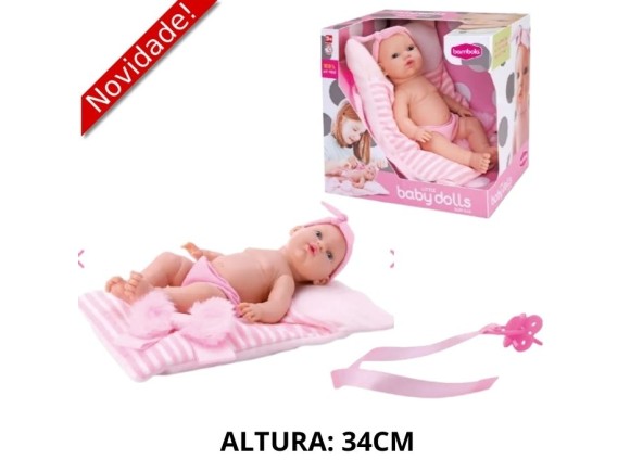 BONECA LITTLE BABY DOLLS SLEEPING REF 710