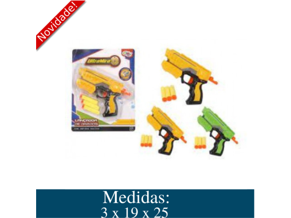 PISTOLA LANCA DARDOS COM ACESSORIOS CART REF. WB5289