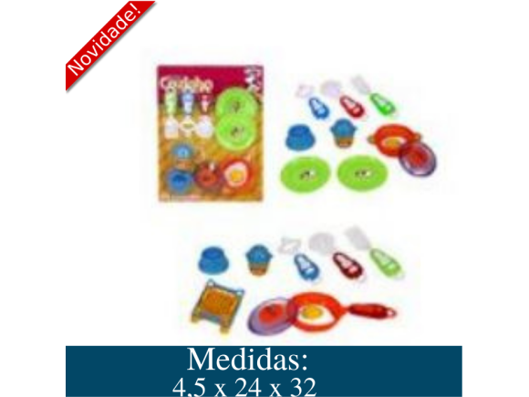 KIT COZINHA COLOR 10 PECAS REF WB5800