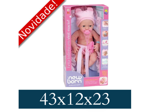 BONECA DIVER NEW BORN ACABOU DE NASCER 8182