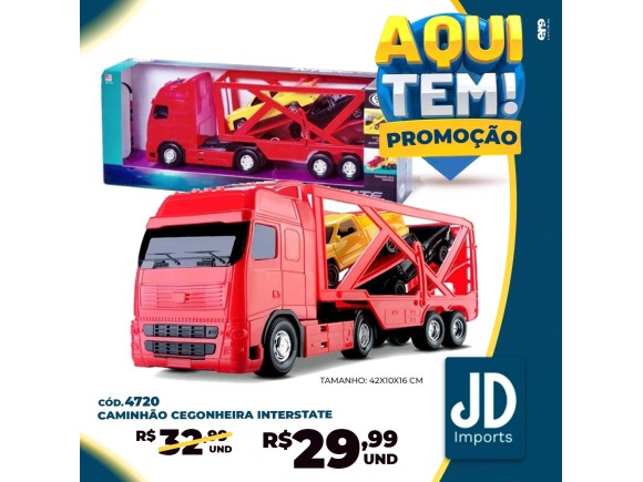 CAMINHÃO CEGONHEIRA INTERSTATE DAKAR  4720