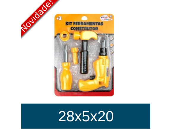 KIT FERRAMENTAS CONSTRUTOR 422534