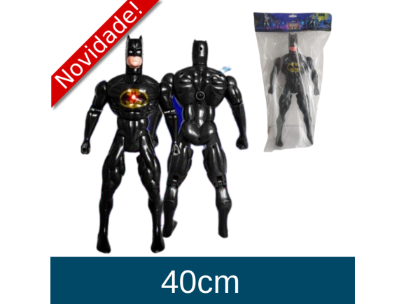 BONECO PLASTICO BATMAN  40CM COM LUZ SOLAPA  1961