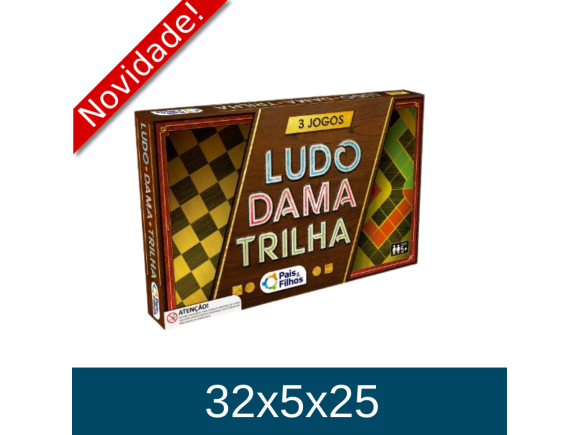 DAMAS, LUDO E TRILHA SUPER JOGOS 2801.1