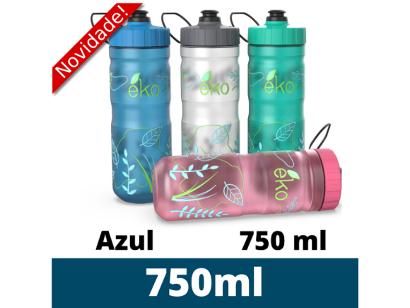 SQUEEZE EKO AZUL COM ALCA 750 ML 915