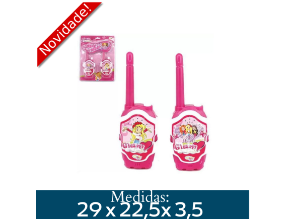 WALKIE TALKIE GLAM GIRLS 2PCS WB5253