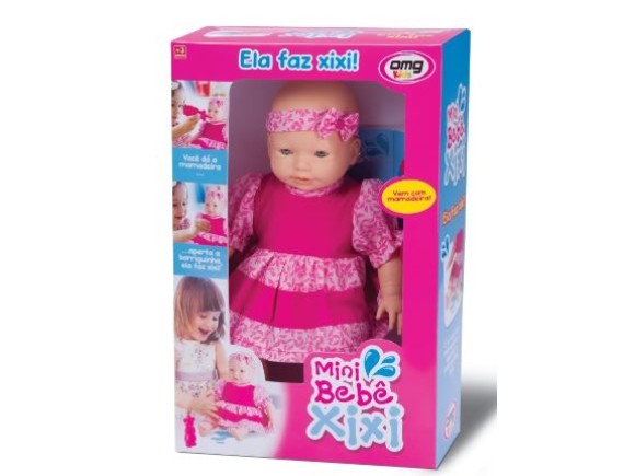 MINI BEBE XIXI BRINQUEDO BONECA VINIL 4995