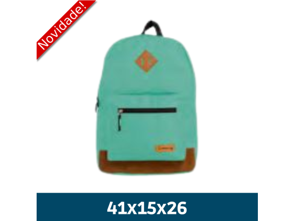 MOCHILA CASUAL EM POLIESTER VERDE YS29117VD