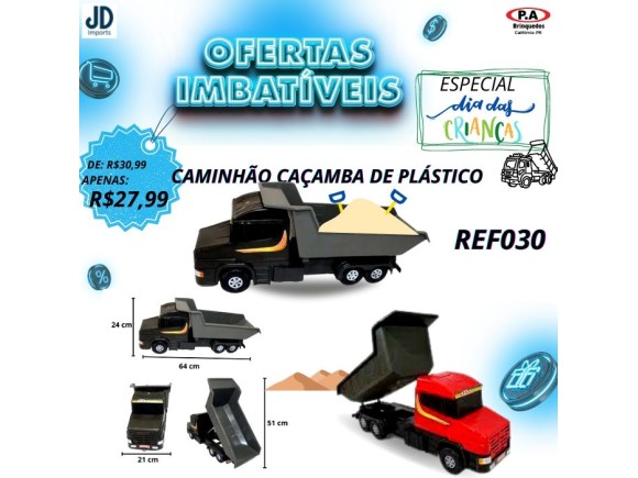 CAMINHAO CACAMBA   DE  PLASTICO