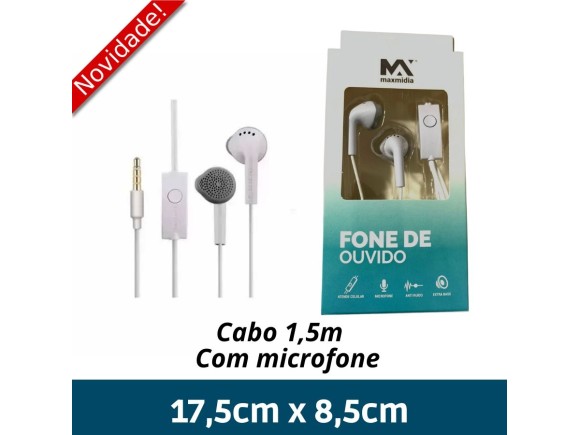  FONE DE OUVIDO  COM  MICROFONE   KA-E330