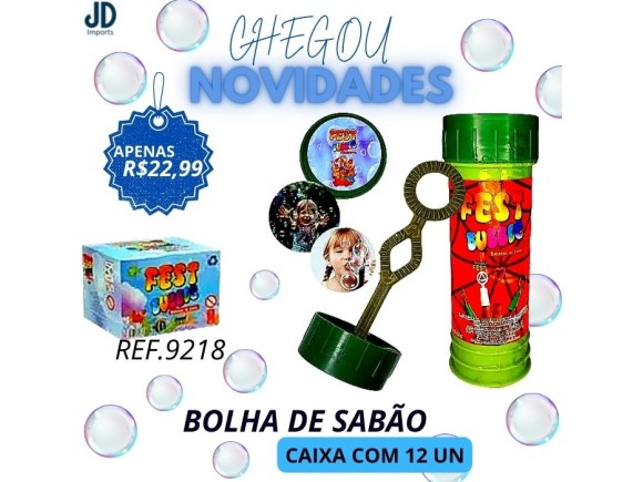 BOLHA DE SABÃO 12 UN