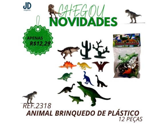 ANIMAL DE BRINQUEDO DE PLASTICO