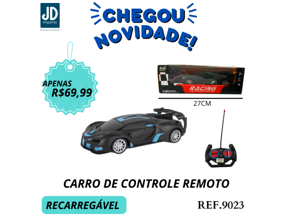 CARRO DE CONTROLE REMOTO RECARREGÁVEL CP144