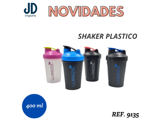 SHAKER PLASTICO  400ML CB1009