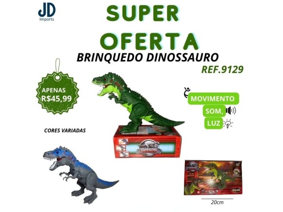 BRINQUEDO DINOSSAURO  CP124029