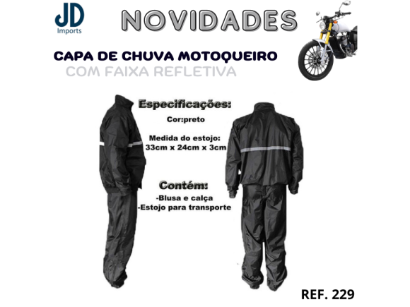 CAPA E CHUVA MOTOQUEIRO -CO20029