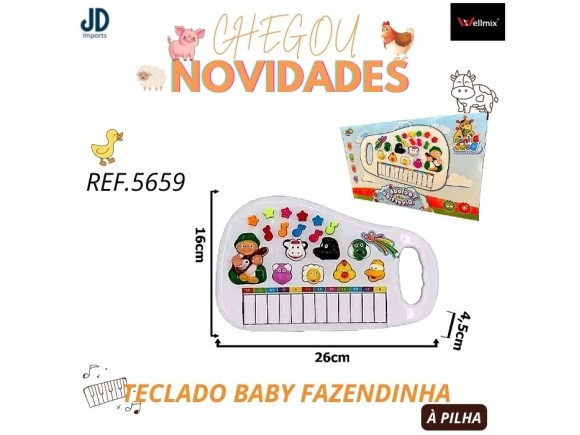 TECLADO  BABY  FAZENDINHA   WB5659