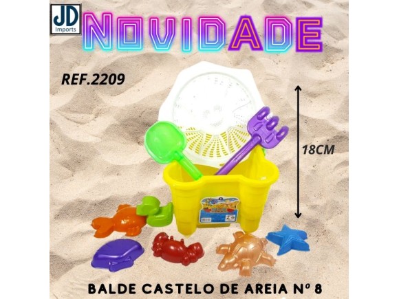 BALDE CASTELO DE AREIA Nº 8 - RB08