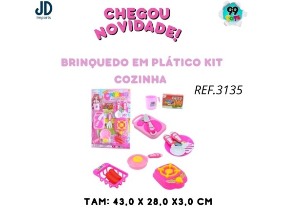 BRINQUEDO EM PLASTICO KIT COZINHA - 0118