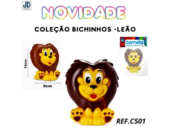 COLECAO BICHINHOS - LEAO EM VINIL 501