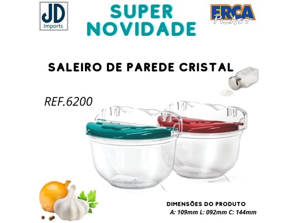 SALEIRO DE PAREDE CRISTAL 1162